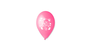 Ballon - BAMSE - Pink - 6 stk./ps