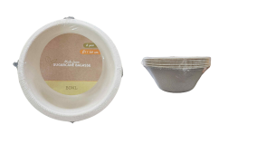 Bagasse skle - 11/H4 cm - 8 stk.