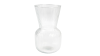 Glas vase - 16 cm - Klar