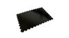 Kagepap tapas Sort 10 stk. 20 x 30 cm - Blgekant