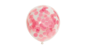 Balloner m/ Konfetti - Baby pink - 30 cm - 5 stk./ps