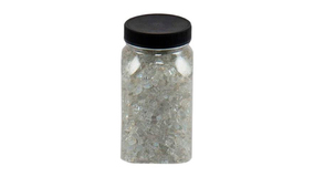 Dekoration Spejl Glas - 5-8 mm - 600 g - Slv