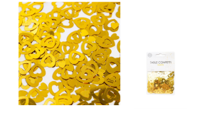 Hjerter Konfetti - Guld- 14 gram