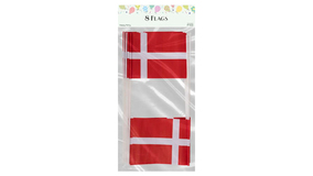 Flag p pind 10 x 15 cm - 10 flag - Dannebrog