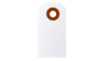 Manilla mrker - Hvid - 100 stk. 4x8 cm