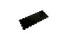 Kagepap tapas Sort 10 stk. 8 x 20 cm - Blgekant