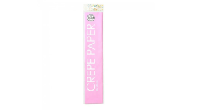 Crepe papir - Lyserd - 50x250 cm