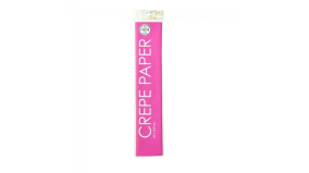 Crepe papir - Pink - 50x250 cm
