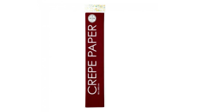 Crepe papir - Bordeaux - 50x250 cm