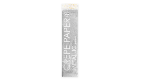 Crepe papir - Slv - 50x250 cm