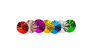 Parasoller - Mix farver - 10 stk