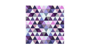 Servietter - 33x33 - Mnstret trekanter lilla