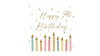 Servietter - 33x33 - Happy Birthday