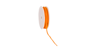 Læderbånd - 25 m - Orange