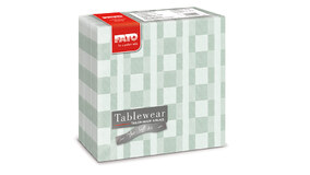 Airlaid Middagsservietter - Tartan - Forest Green - 50 stk.  - S