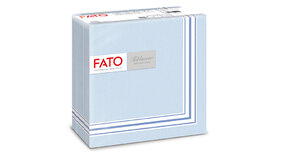 Airlaid Middagsservietter - Linen - Sky - 50 stk.  - Stoflignend