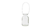 Mini Glas Flaske m/ wire -  3 cm - Hjde: 5,5 cm - Transparent