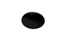 Kagepap 9 cm - Sort - 10 stk. Glat kant