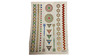 Falsk Tatovering - CC-011 - Metal Guld/Slv/Sort