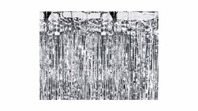 Glimmerforhng - Slv - 90 cm x 250 cm