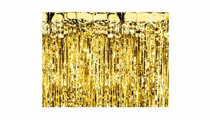 Glimmerforhæng - Gold - 90 cm x 250 cm
