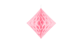 Honeycomb Diamond - Light Pink - 20 cm - 1 stk./ps