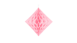 Honeycomb Diamond - Light Pink - 20 cm - 1 stk./ps