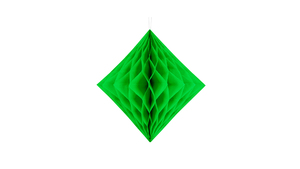 Honeycomb Diamond - Light Green - 20 cm - 1 stk./ps