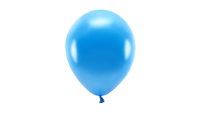 ECO Balloner 26 cm - Metallic Blue- 10 stk./ps