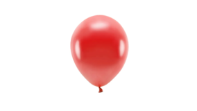 ECO Balloner 26 cm - Metallic Red - 10 stk./ps