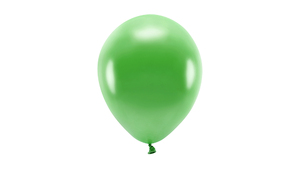 ECO Balloner 26 cm - Metallic Green Grass - 10 stk./ps