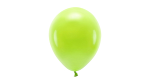 ECO Balloner 26 cm - Pastel Green Apple - 10 stk./ps