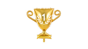 Ballon - Pokal - 64 x 61 cm - Gold