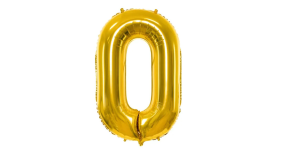 Folie 86 cm - 0 nul - guld