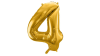 Folie 86 cm - 4 - guld