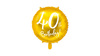Ballon - 40TH BIRTHDAY - 45 cm - Guld