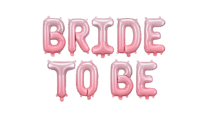Balloner - 35 cm - BRIDE TO BE-  Pink