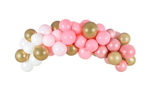 Ballonbue sæt - 60 Balloner - Pink