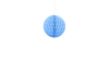 Honeycomb Ball - Light Blue - 10 cm - 1 stk./ps