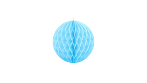 Honeycomb Ball - Sky Blue - 10 cm - 1 stk./ps