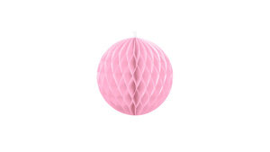 Honeycomb Ball - Light Pink - 10 cm - 1 stk./ps