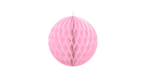 Honeycomb Ball - Light Pink - 20 cm - 1 stk./ps