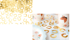 Konfetti - Hestesko guld - 15 g.