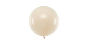 Jumbo Ballon 60 cm - Pastel Nude - 1 stk./ps