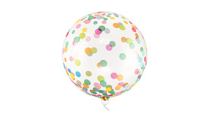 Ballon - WITH DOTS - Clear - 40 cm -1 stk./ps