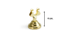 Bordkort Holder Guld  - 4 cm - 1 stk.