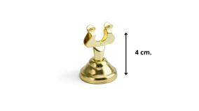 Bordkort Holder Guld  - 4 cm - 1 stk.
