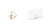 Bordkort Holder Trekant - Guld - 2,3 cm - 10 stk./ps