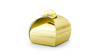 Gaveske - 6 x 6 x 5,5 cm - Guld - 10 stk./ps