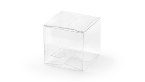 Gaveske - 5 x 5 x 5 cm - Transparent - 10 stk./ps